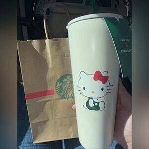 Hello Kitty x Starbucks Stainless Steel Tumbler with Red Bow Holiday 2025